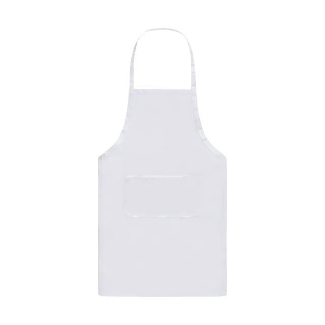 Tablier uni pour femmes et hommes avec doubles poches – vue 2