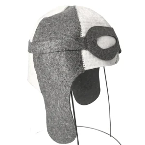 Casquette de sauna pour hommes, chapeau en feutre de style pilote offrant une protection des oreilles et du cuir chevelu avec un matériau léger et respirant pour une utilisation en sauna Casquette de sauna pour hommes, chapeau en feutre de style pilote offrant une protection des oreilles et du cuir chevelu avec un matériau léger et respirant pour une utilisation en sauna