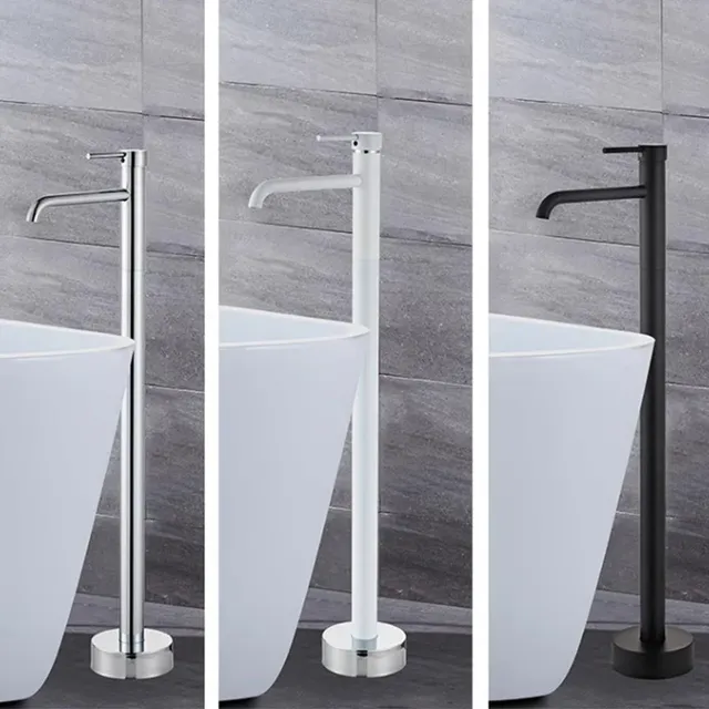 Lavabo sur pied autoportant en cuivre noir – vue 3