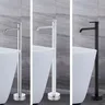 Lavabo sur pied autoportant en cuivre noir – vue 3