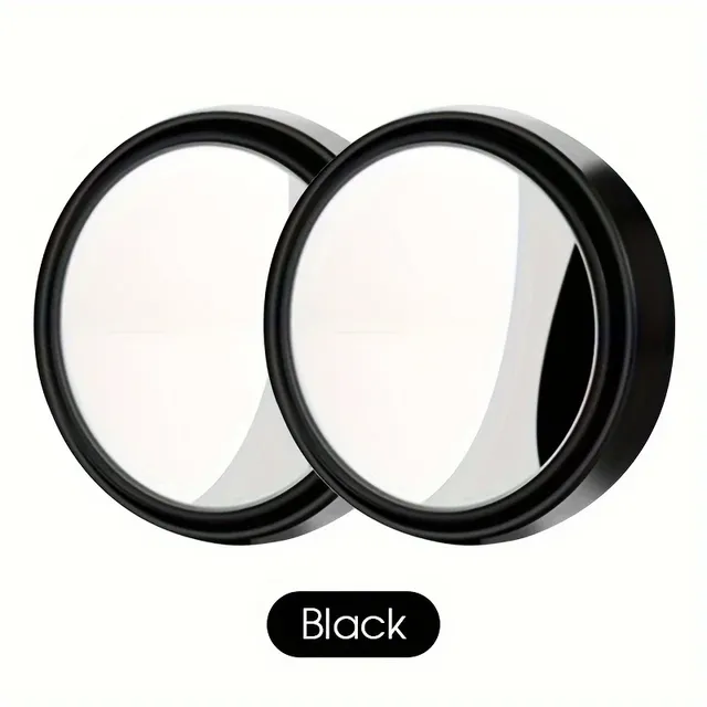 Petit miroir rond en verre haute définition monté sur… – vue 5