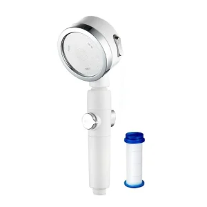 Douche 31GJ pour tête à l&rsquo;ionique pression réglable améliorée pour tête 3 modes Douche filtrante réglable pour tête