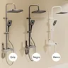 Ensemble douche thermostatique mural mitigeur noir… – vue 6