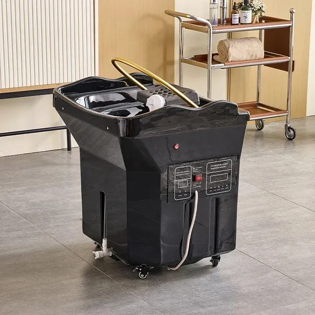 Bac shampoing portable professionnel mobile plastique… – vue 2