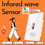 Capteur infrarouge WiFi, interrupteur mural intelligent, alimentation sans Contact, allumage de la lumière, lampe marche/arrêt avec eWelik Salute Alexa Alice