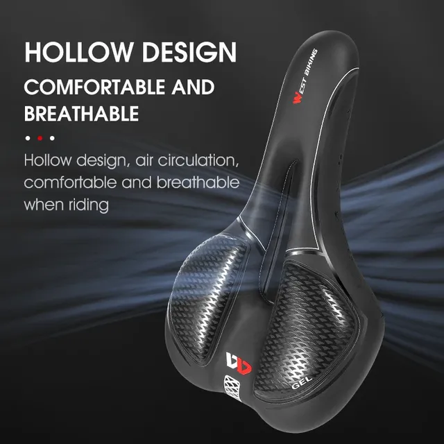 Selle vélo ergonomique sportive confortable rembourrée… – vue 5