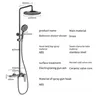 Ensemble de système de douche doré – vue 6