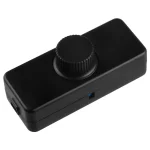 Joli Variateur Rotatif pour Ampoules Halogènes In347, Noir/Blanc, 220 ~ 240V, AC 3-100W