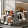 Porte ustensiles mural sans perçage acier inoxydable… – vue 3