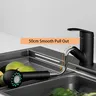 Robinet de cuisine à poignée unique plaqué chrome poli – vue 2