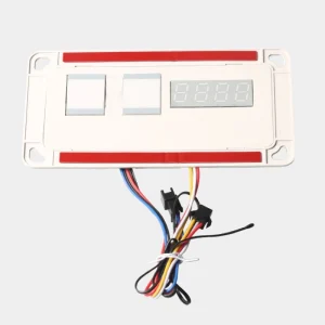 Interrupteur tactile capacitif 5A à Double capteur tactile, avec horloge numérique et affichage de la température