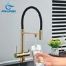 Robinet de cuisine à eau filtrée noir