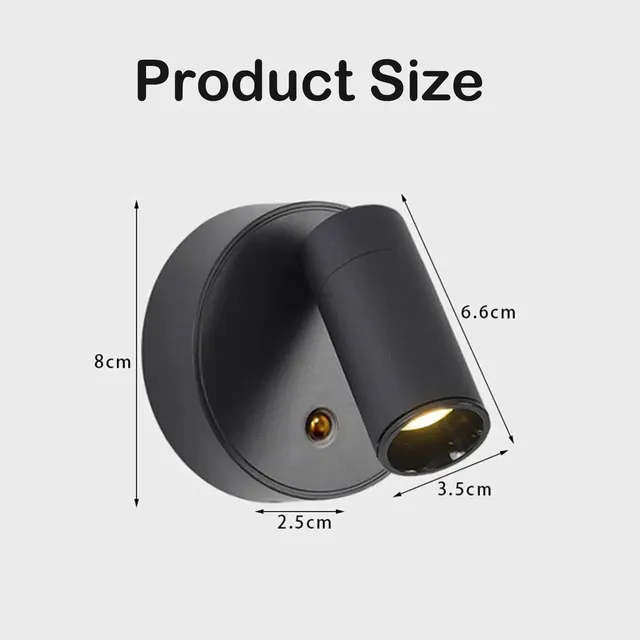 Télécommande intelligente et applique murale LED USB… – vue 6