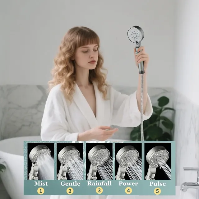 Pommeau de douche à main haute pression – vue 3