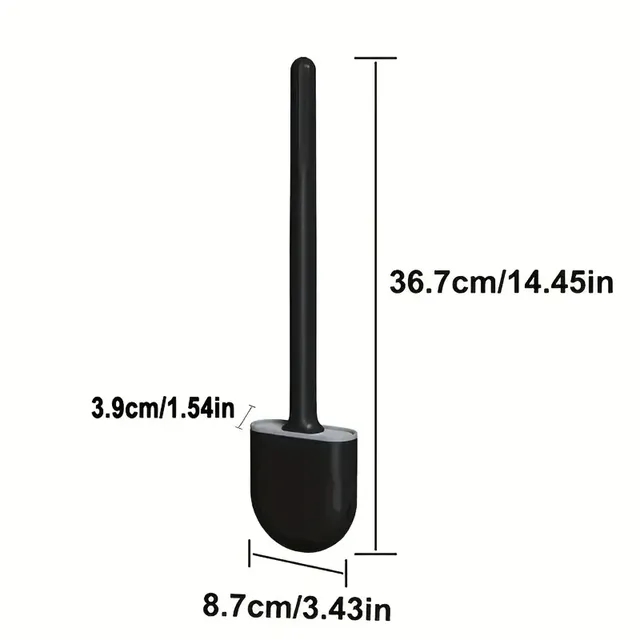 Brosse toilette silicone thermoplastique poils souples… – vue 2