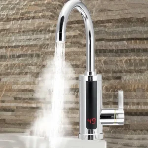 Robinet chauffe-eau électrique instantané sans réservoir, robinet de cuisine, eau chaude et froide
