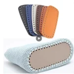 Sac Astronomique Ovale Long en Cuir PU avec Trous, Accessoire de Base Fait à la Main, Solide, Crochet, DIY