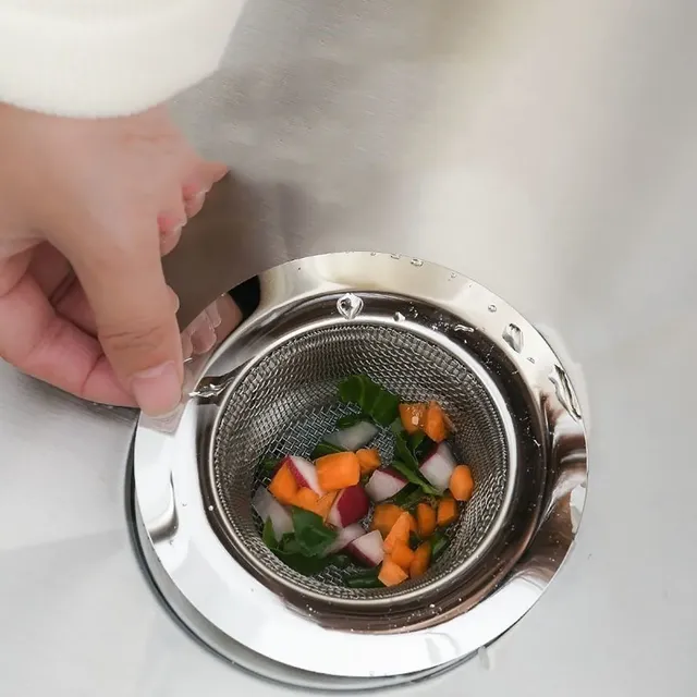 Crépine d'évier de cuisine en acier inoxydable – vue 4