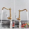 Robinet de salle de bains en laiton Antique – vue 3