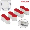 Pare-chocs de siège de toilette 4 pièces