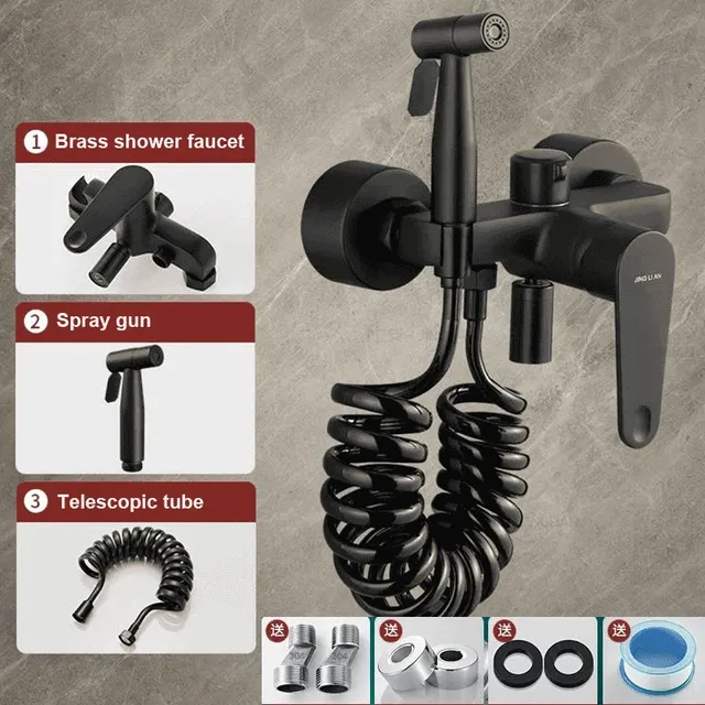 Robinet de douche de salle de bains en laiton – vue 2