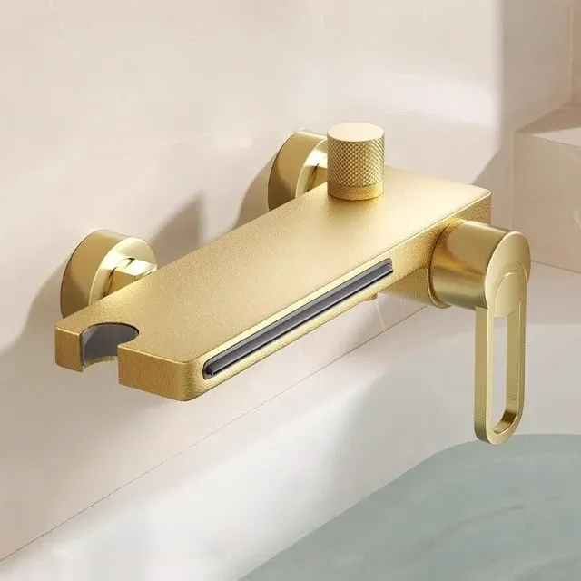 Or brossé salle de bains baignoire-douche robinet… – vue 5