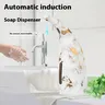 Distributeur savon automatique sans contact marbré blanc… – vue 2