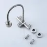 Robinet de cuisine mural en acier inoxydable – vue 6