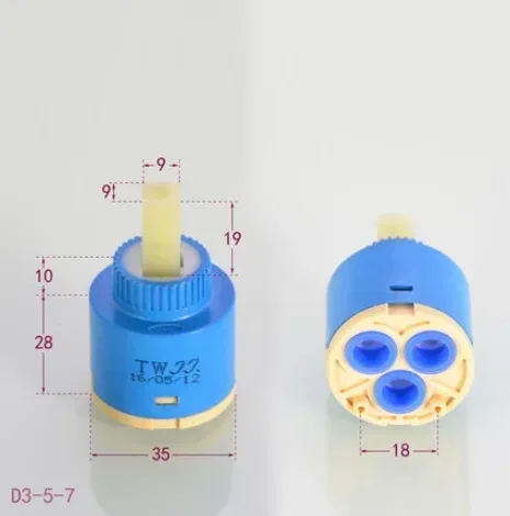 Cartouche rechange céramique mitigeur robinet plastique… – vue 6