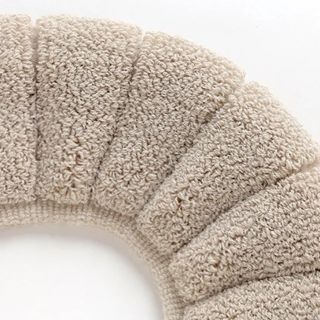 Juste de coussin de siège de toilette en velours chaud… – vue 6