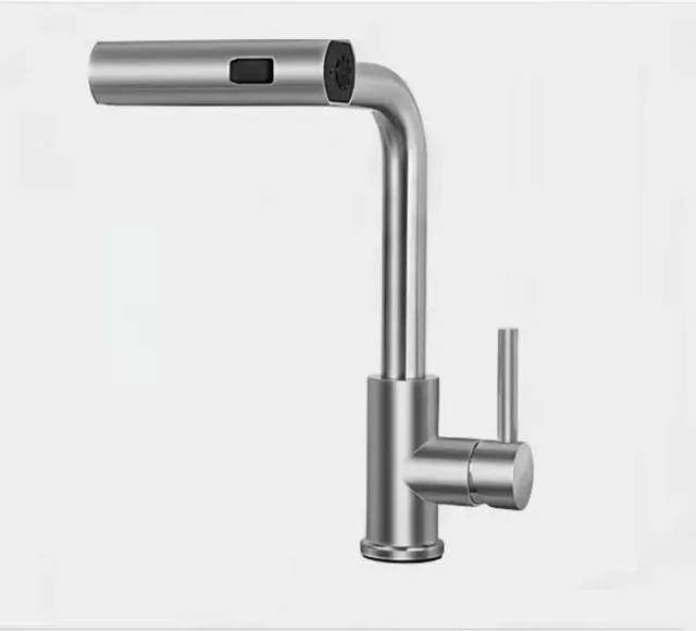 Mitigeur monocommande cuisine évier acier inox brossé… – vue 7