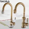 Mitigeur robinet cuisine laiton bronze antique finition… – vue 6