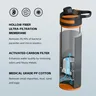 Bouteille d'eau clairement filtrée – vue 3