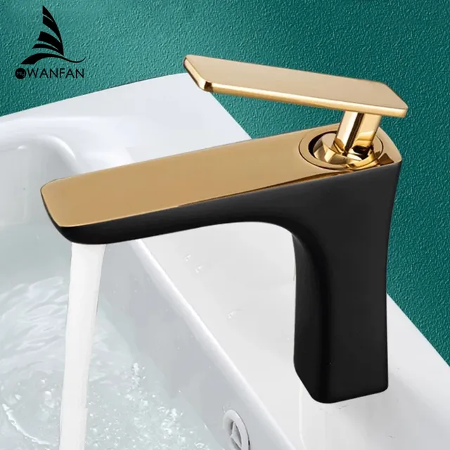 Robinets de lavabo de couleur blanche – vue 3