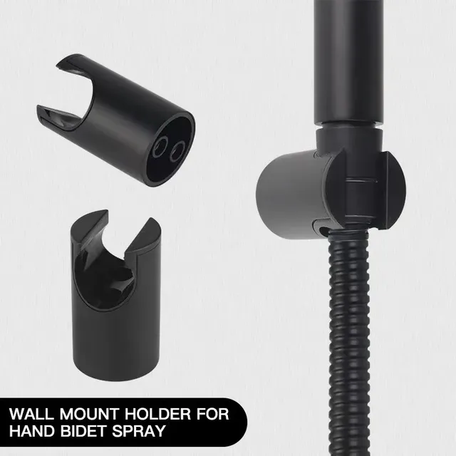 Robinet bidet mural noir mat acier inoxydable douchette… – vue 5