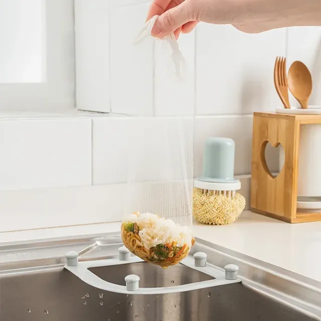 Évier de cuisine Égouttoir Crépine Panier Sac de Déchets… – vue 4