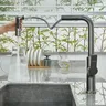 Robinet de cuisine gris pistolet – vue 3
