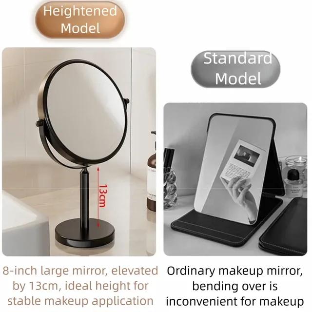 Miroir de maquillage de bureau Double face – vue 4