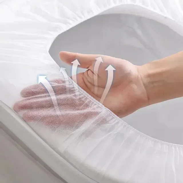 5/10/20/50PCS Blanc Housse de siège de toilette Salle de… – vue 4