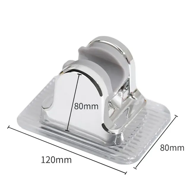 Support mural adhésif douchette main orientable réglable… – vue 6