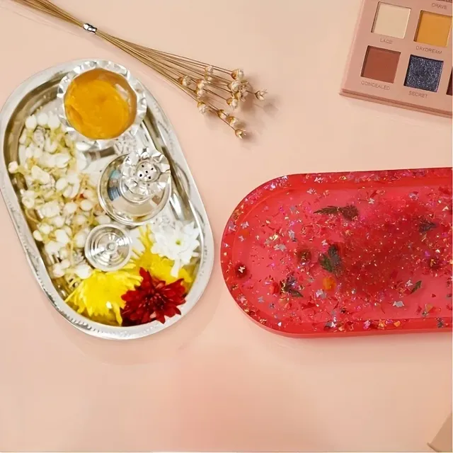 Moule ovale en résine de silicone – vue 4