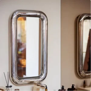 Style européen moderne créativité Design Pangpang acier inoxydable salle de bain maquillage miroir chambre changement vêtements plein corps miroir