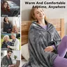 Couverture chauffante usb rechargeable châle poncho… – vue 6