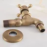 Robinet mural extérieur antique bronze patiné victorien… – vue 7