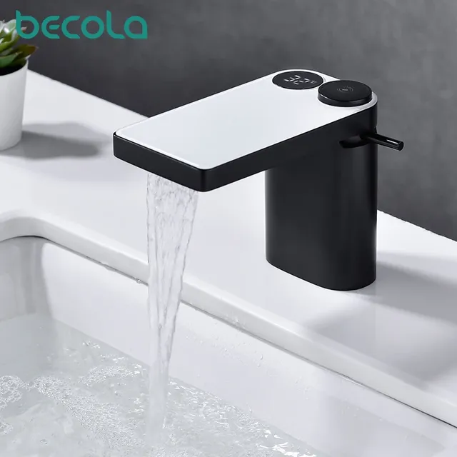 Robinet de lavabo numérique à LED pour salle de bains – vue 2