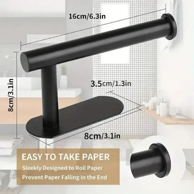 Porte-papier hygiénique adhésif – vue 5