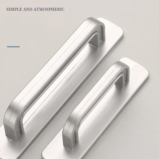 Poignée autocollante plastique ergonomique adhésive sans… – vue 3