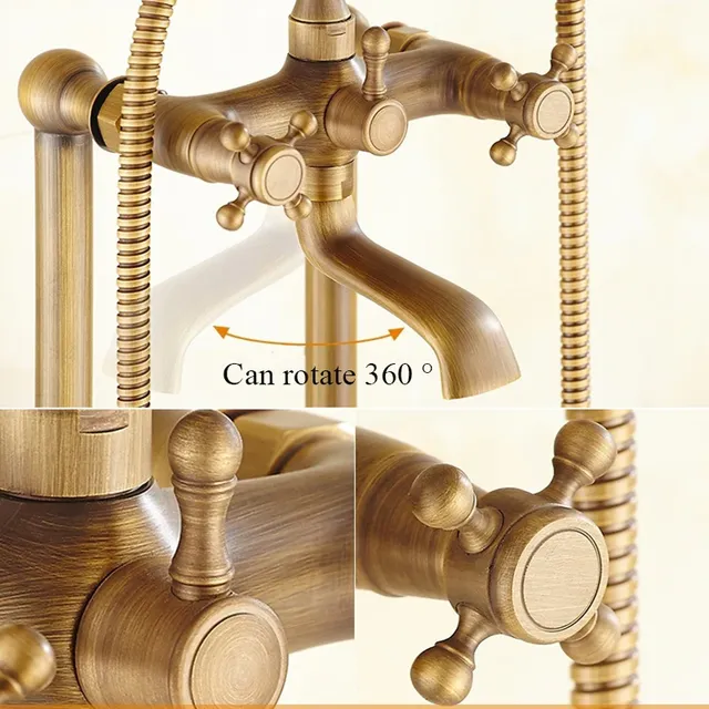 Ensemble de douche de bain antique – vue 5