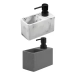 Distributeur savon élégant pour comptoirs cuisine mur, distributeur savon cuisine pratique, distributeur savon