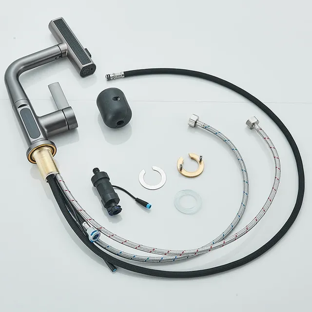 Mitigeur lavabo multifonction numérique écran LCD… – vue 3